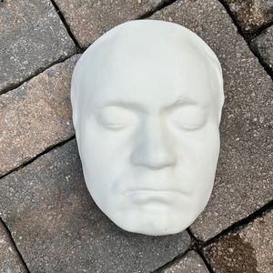 Death Mask Plaster Face Sculpture